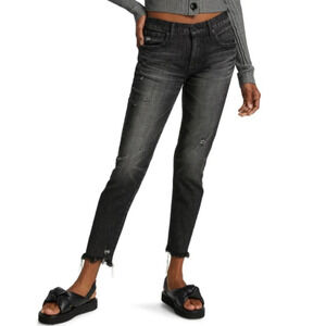 Moussy Vintage Diana Distressed Stretch Skinny Ankle Jeans